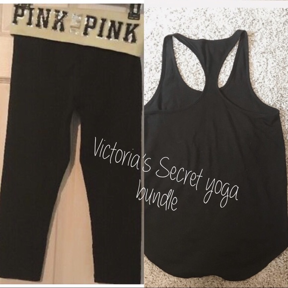 Victoria's Secret Pants - Victoria’s Secret yoga bundle Capri and tank